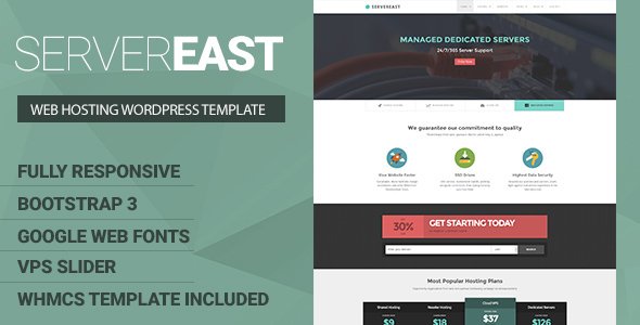 ServerEast – VPS Hosting WordPress Theme