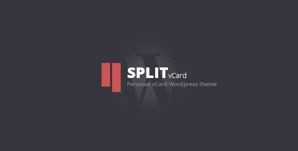 Split : WordPress CV/Vcard Template
