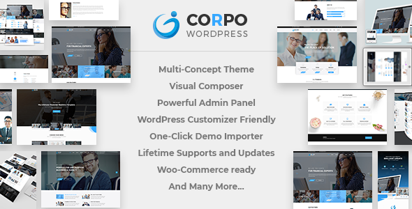 Corpo –  Modern Business Theme For WordPress