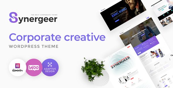 Synergeer – Corporate Creative WordPress Theme