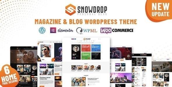 Snowdrop – Viral News & Magazine WordPress Theme