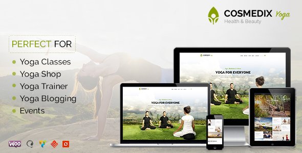 Cosmedix – Health Beauty & Yoga WordPress Theme