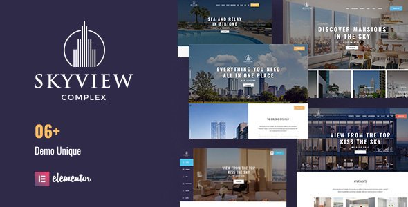 Skyview Complex – One Page Single Property WordPress Theme