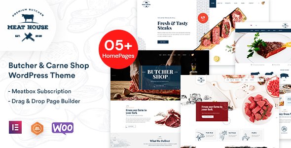 MeatHouse – Butcher Shop WordPress Theme