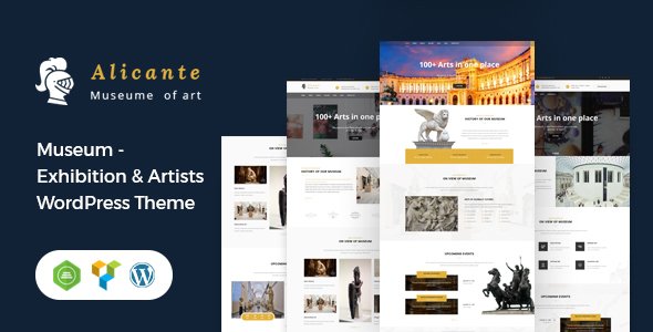 Alicante – Museum & Exhibition WordPress Theme
