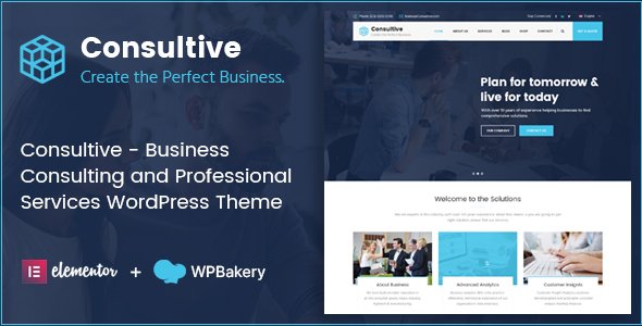 Consultive – Business Consulting and Professional Services WordPress Theme