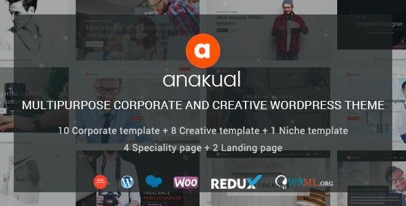 Anakual – Multipurpose Corporate and Creative WordPress Theme