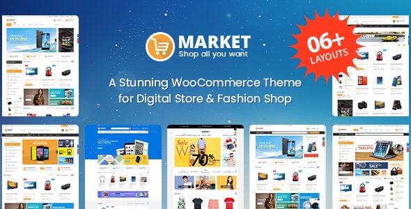 Market – Digital Store & Fashion Shop WooCommerce WordPress Theme