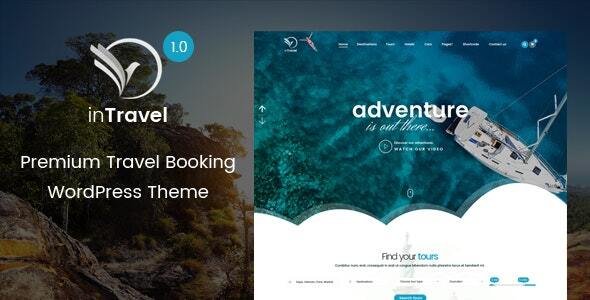 Travel | Fullly functional Tour Booking Management WordPress Theme