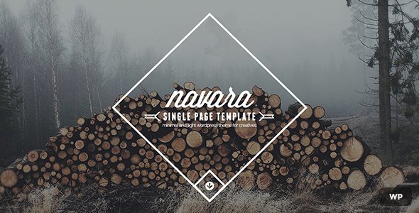 Navara – WordPress Single Page Theme