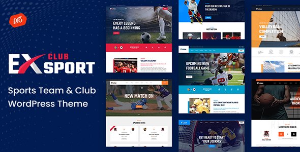 EXSport – Sports Team & Club WordPress Theme