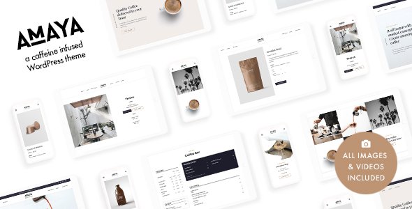 Amaya – Coffee Shop WordPress Theme