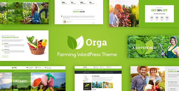 Orga – Organic Farm & Agriculture WordPress