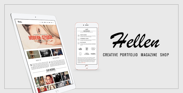 Hellen – Minimal WordPress Theme for Portfolio & Photography