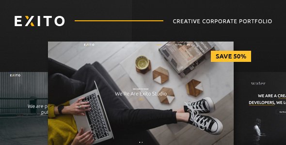Exito – Creative & Comfortable WordPress Theme