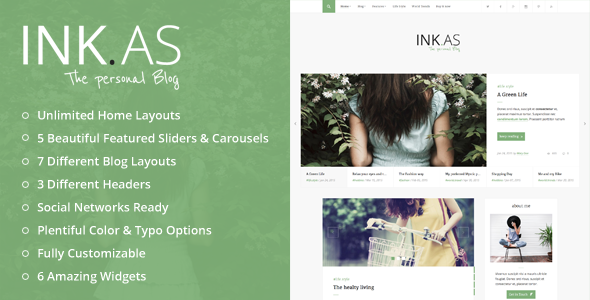 Inkas – The Personal Blog WP Theme