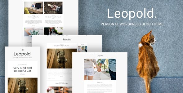 Leopold – Personal WordPress Blog Theme