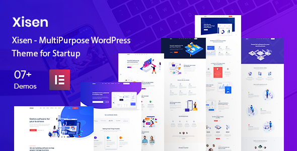 Xisen – MultiPurpose WordPress Theme for Startup