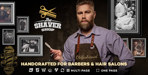 Shaver – Barbers & Hair Salon WordPress Theme