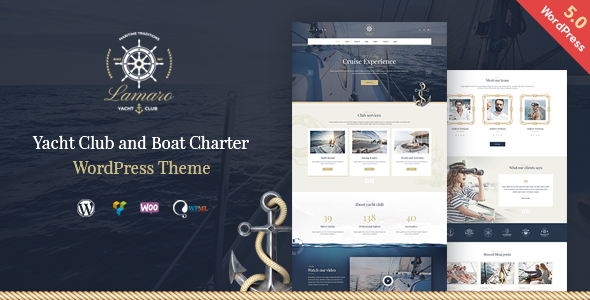 Lamaro – Yacht Club and Rental Boat Service WordPress Theme