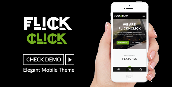 Flicknclick – Responsive Mobile/Smartphone Theme