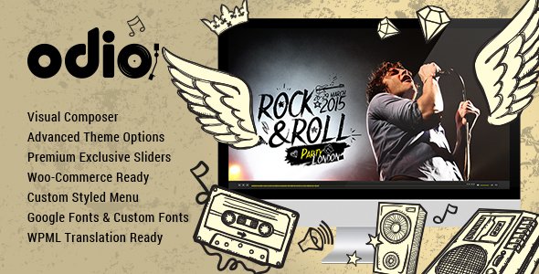 Odio – Music WP Theme For Bands, Clubs, and Musicians