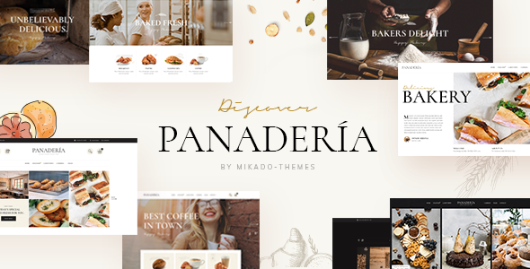 Panadería – Bakery and Pastry Shop Theme