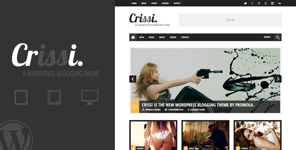 Crissi – Blogging Theme
