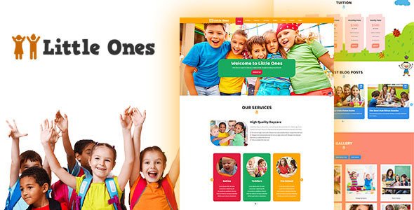 Little Ones – One Page Children/Daycare WordPress Theme