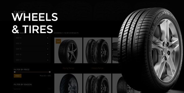 Wheels & Tires – WordPress Theme