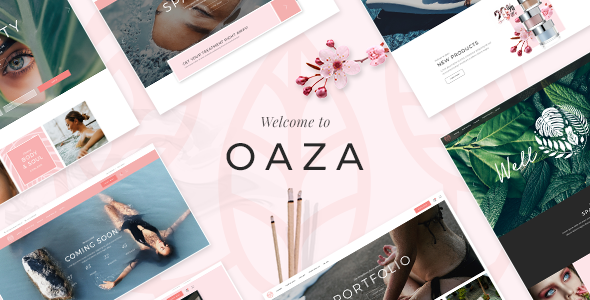 Oaza – Elegant Spa and Wellness Theme