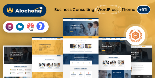 Alochona – Business Consulting WordPress Theme + RTL