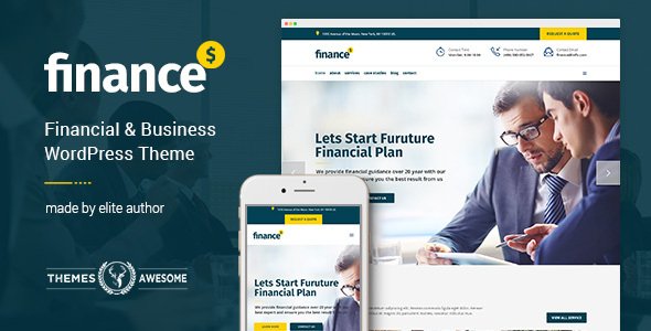 Finance – Business Accounting WordPress Theme