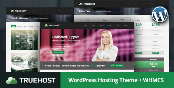 Truehost – Responsive Hosting WordPress Theme