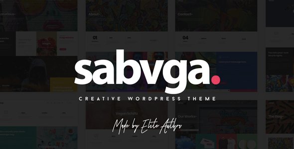 Sabvga – Modern & Creative Portfolio Theme