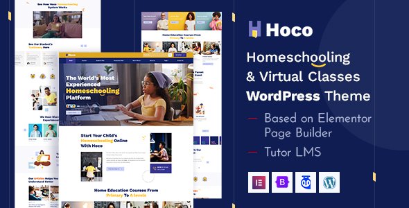 Hoco – Home Schooling & Virtual Classes WordPress Theme