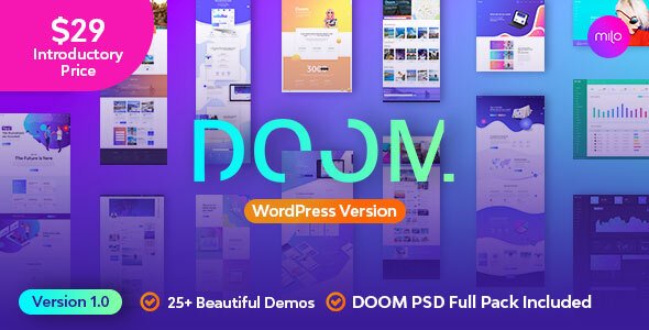 Doom – Multi-Purpose WordPress Theme
