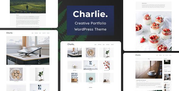 Charlie – Light Minimal Creative Portfolio WordPress Theme