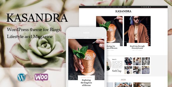 Kasandra – A Responsive WordPress Blog and Shop Theme