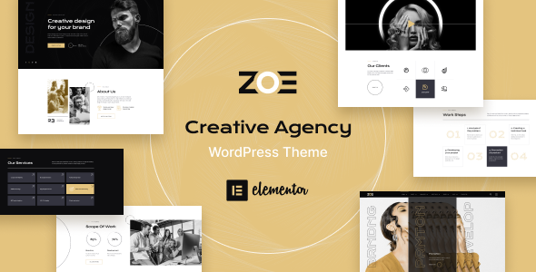 ZOE – Creative Agency WordPress Theme