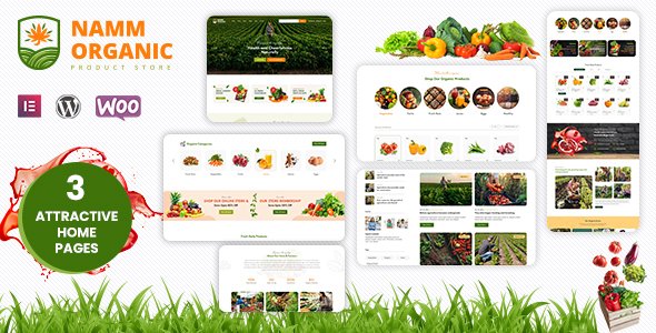 Namm – Organic Food & Agriculture WordPress Theme