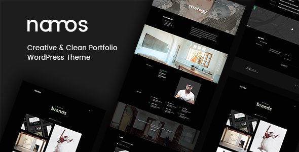 Namos – Creative One/Multi-Page Portfolio WordPress Theme