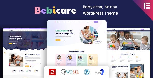 Bebicare – Babysitter WordPress Theme