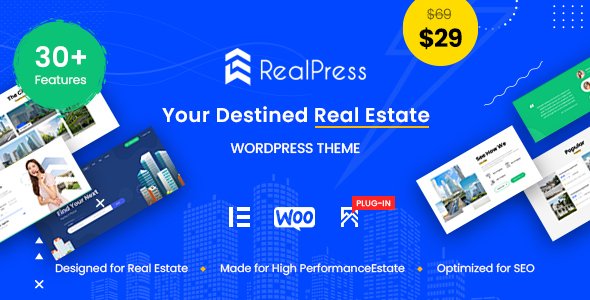 RealPress – Estate Sale and Rental WordPress Theme