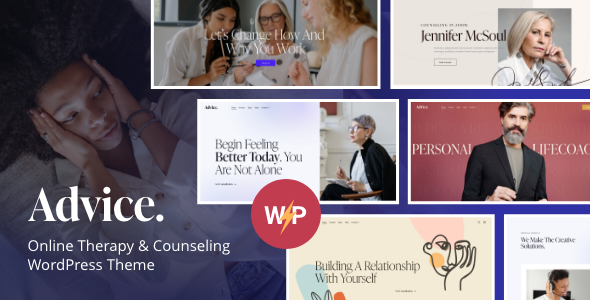 Advice – Online Therapy & Counseling WordPress Theme