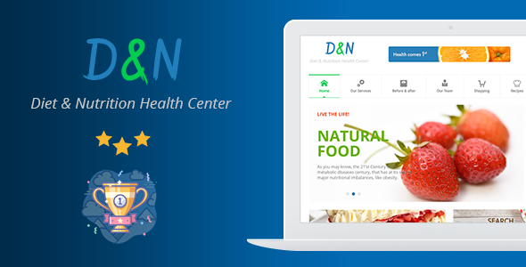 Diet & Nutrition Health Center – WordPress Theme