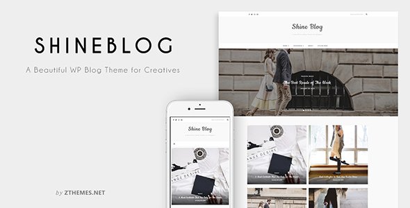 ShineBlog – A Responsive WordPress Blog Theme