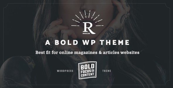 Regular – Writing, Content, Blog & Magazine Theme for WordPress
