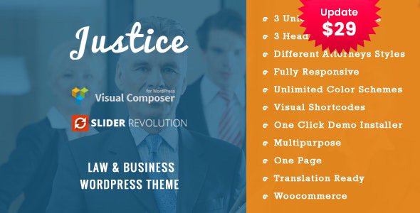 JUSTICE – Law & Business WordPress Theme