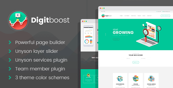 DigitBoost – Digital Marketing & SEO Agency WordPress theme